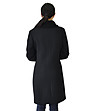 Дамско вълнено палто в черно Simina-1 снимка