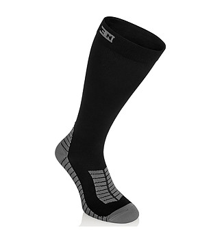 3/4 спортни unisex чорапи в черно и сиво Comp снимка
