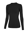Дамски спортен термокомплект от блуза и клин в черно Warm-1 снимка