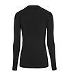 Дамски спортен термокомплект от блуза и клин в черно Warm-2 снимка