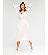 Асиметрична рокля в розово и бяло Keffi-0 снимка