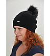 Зимна дамска черна шапка Klea-0 снимка