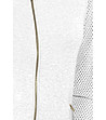 Дамска памучна жилетка в бяло Chica-1 снимка