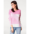 Дамски пуловер в розово с памук Selesta-0 снимка