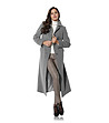 Сиво дамско палто с вълна и кашмир Alberta за ръст от 160 до 175 см-0 снимка