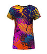 Дамска тениска с принт Colorful Palm-0 снимка