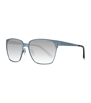 Дамски очила с ефектни рамки в синьо с релефни елементи Ivetta снимка