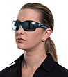  Unisex очила с рамки в цвят тюркоаз -3 снимка