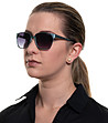 Дамски очила с ефектни рамки в синьо с релефни елементи Ivetta-3 снимка