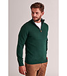 Мъжки пуловер в зелено Jeffrey-2 снимка