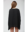 Асиметрична черна дамска блуза Florence-1 снимка