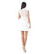 Къса бяла рокля Riatta-1 снимка