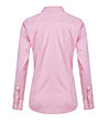 Дамска памучна риза в розово на райе Lexa-1 снимка