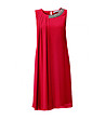 Червена рокля Veronica-1 снимка
