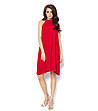 Червена рокля с тюл-2 снимка
