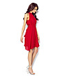 Червена рокля с тюл-4 снимка