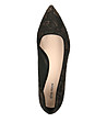 Черни дамски обувки от естествена кожа Daria-1 снимка