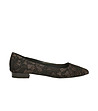 Черни дамски обувки от естествена кожа Daria-4 снимка