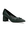Тъмнозелени дамски обувки Alita-0 снимка