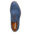 Сини мъжки обувки от набук Felix-1 снимка