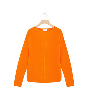 Оранжев дамски пуловер Iris снимка