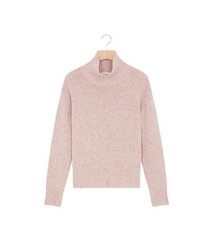 Дамски пуловер в розово с вълна Simina снимка