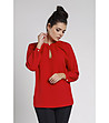 Червена дамска блуза Aria-0 снимка