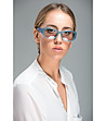 Дамски сини рамки за очила-0 снимка