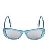 Дамски сини рамки за очила-2 снимка