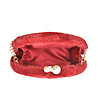 Пухкава чанта тип клъч в червено Lulu-4 снимка