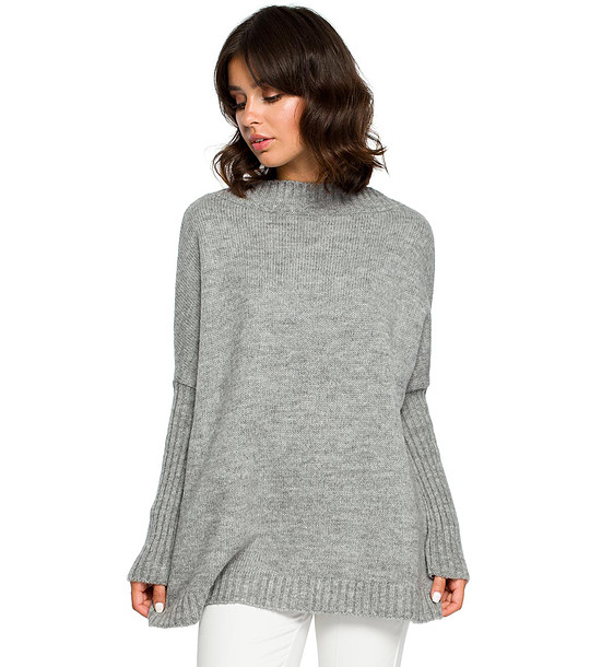 Сив дамски пуловер Federica снимка