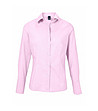 Розова памучна дамска риза Ness-1 снимка
