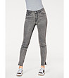 Памучни дамски сиви дънки Eileen за ръст от 160 до 175 см-0 снимка