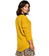 Жълт дамски пуловер Alberta-1 снимка