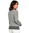 Сив дамски пуловер Colett-1 снимка
