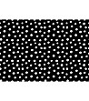 Черна постелка с принт на бели точки-1 снимка