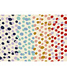 Многоцветна постелка на точки 52х75 см-0 снимка