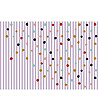 Многоцветна раирана постелка 52х75 см-0 снимка