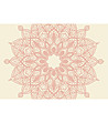 Постелка в цвят екрю и розово Mandala 52х75 см-0 снимка