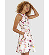 Многоцветна памучна рокля с флорален принт Nelly-2 снимка