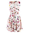 Многоцветна памучна рокля с флорален принт Nelly-4 снимка