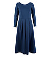 Елегантна синя рокля Bianka-2 снимка