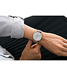 Дамски розовозлатист часовник със сребриста верижка La Singla-1 снимка