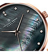 Дамски часовник в розовозлатисто и черно Mont Dolent -2 снимка