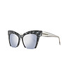 Черни дамски слънчеви очила с нестандартен дизайн Klea-1 снимка