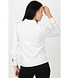 Ефектна бяла дамска риза Gabi-1 снимка