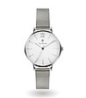 Сребрист дамски часовник с бял циферблат Delma-0 снимка