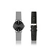 Мъжки часовник в сребристо и черно Мак-0 снимка