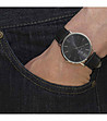 Мъжки часовник в сребристо и черно Мак-2 снимка