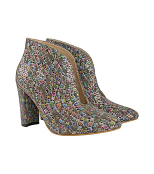 Многоцветни дамски кожени обувки Idalia снимка